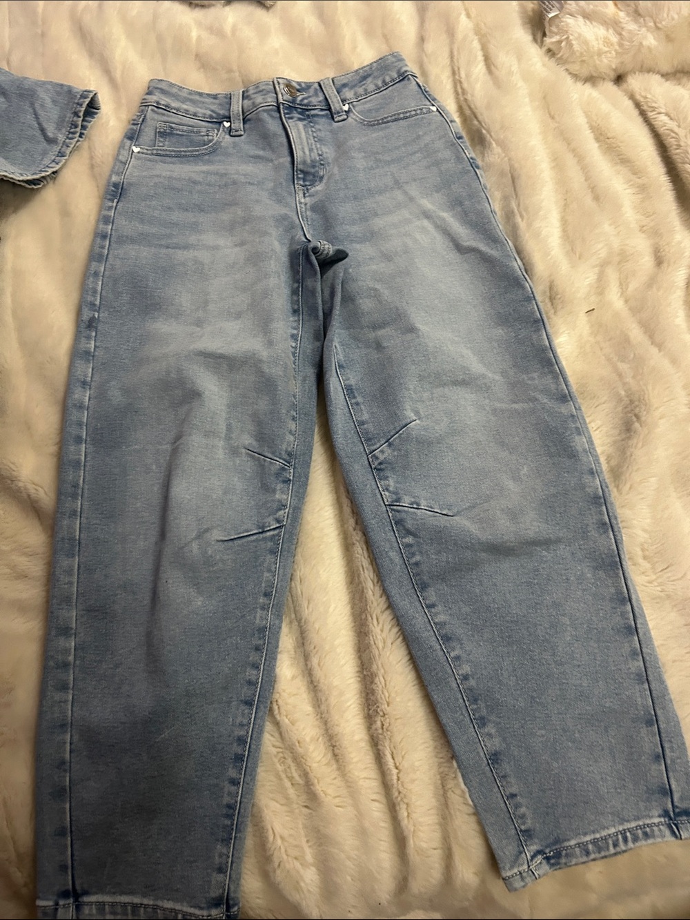 Light Blue High-Waist Women's Jeans